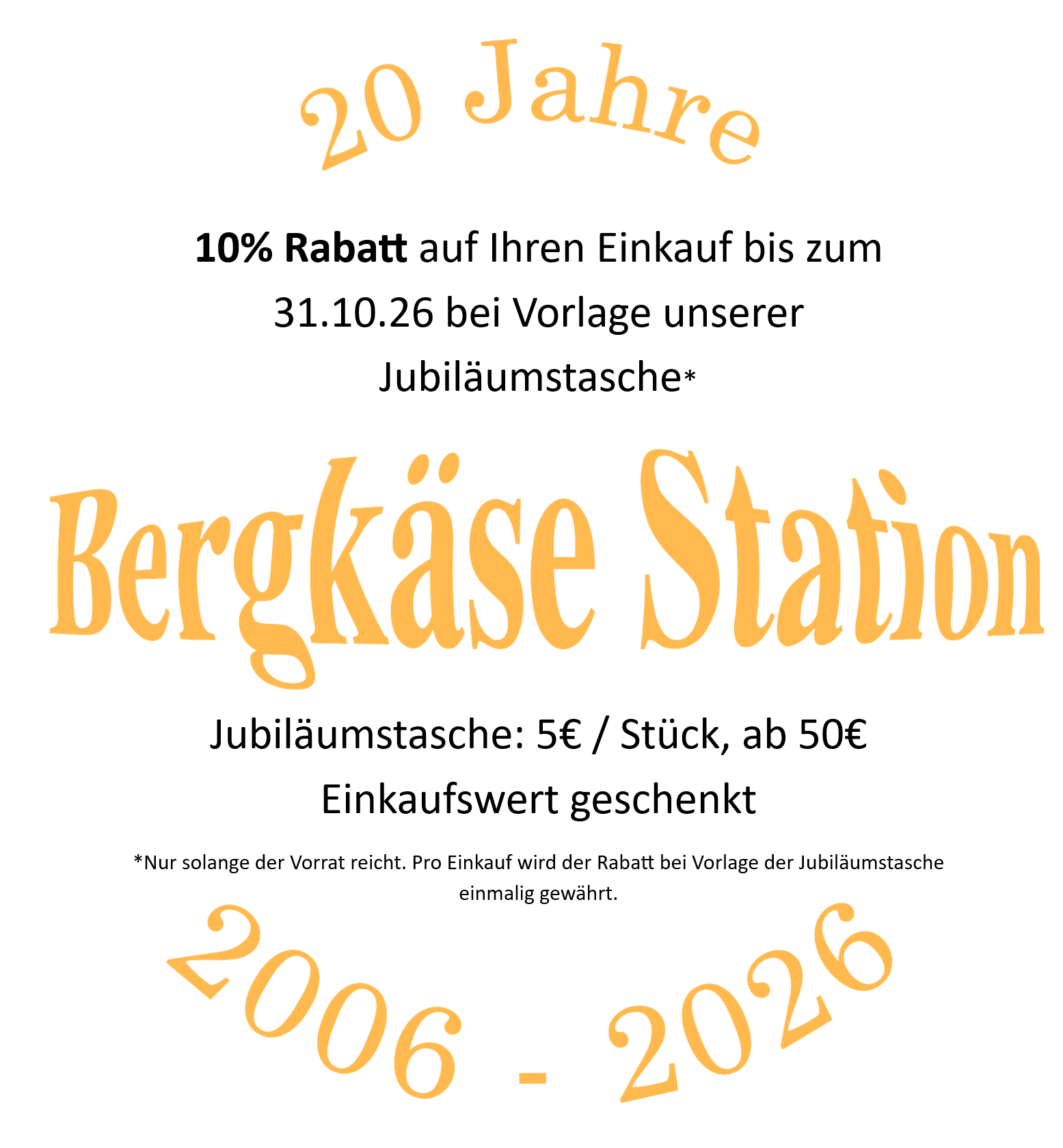 Jubiläumsaktion